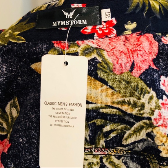 Mymstorm Men's button down shirt, long sleeve NWT - Picture 6 of 8